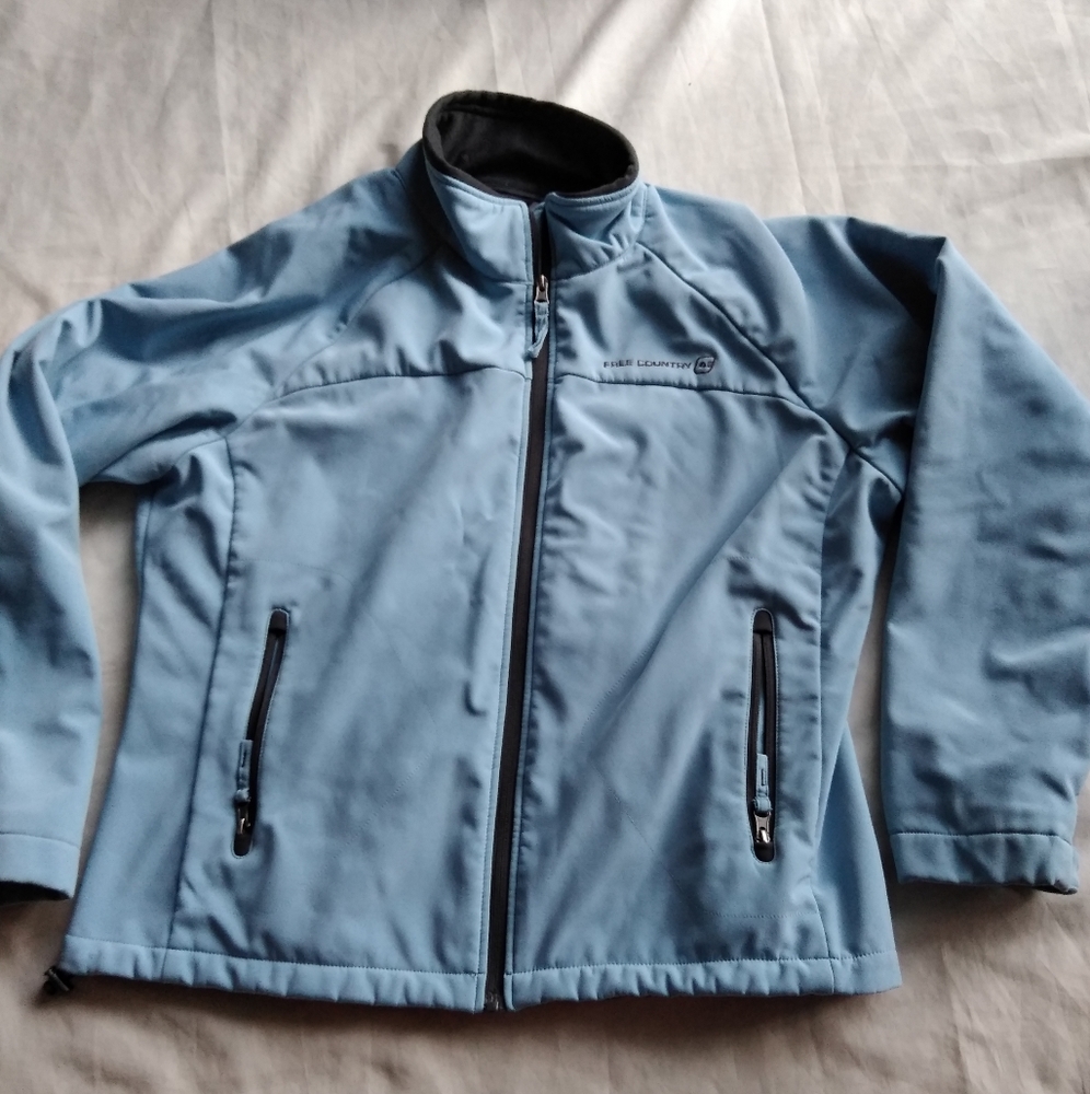Free country snow, ski jacket , light blue color- Women's size